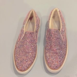 UGG Pink Sparkle Slip-On Sneaker 7.5